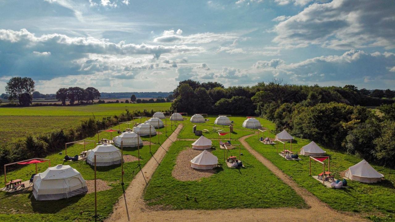 Domo Camp - Nature Glamping Hof Viehbrook Rendswuhren Exterior foto