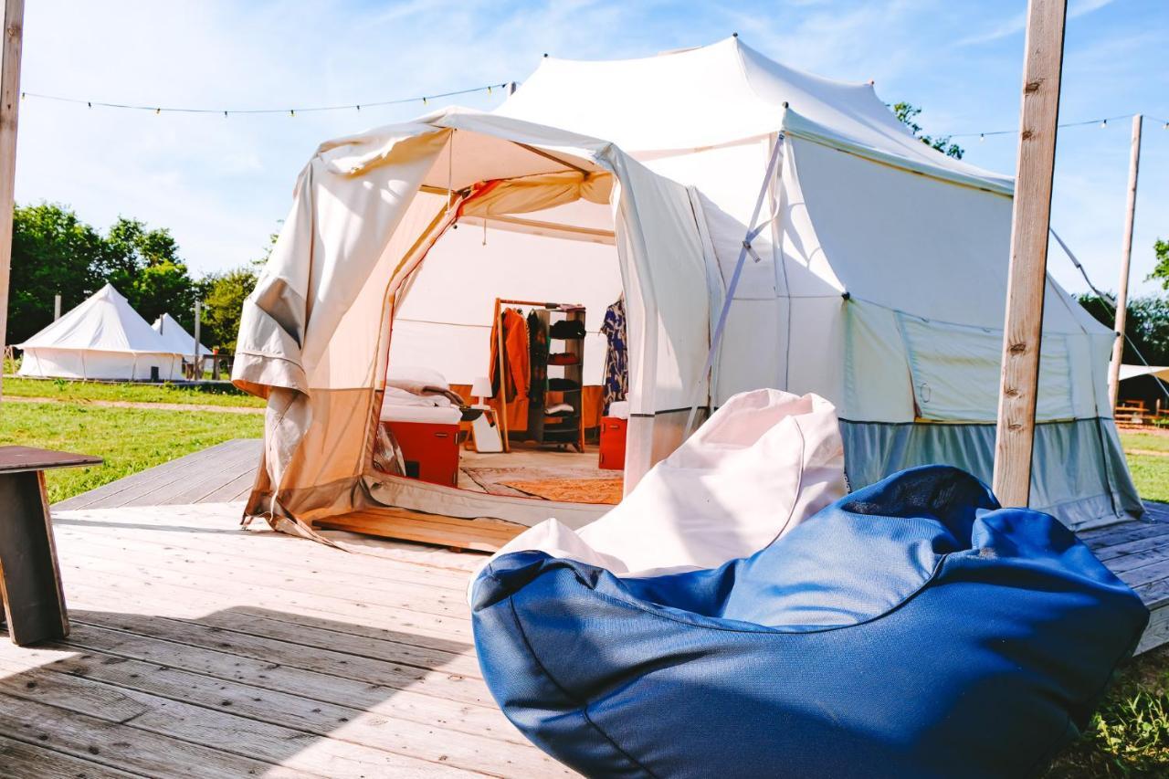 Domo Camp - Nature Glamping Hof Viehbrook Rendswuhren Exterior foto