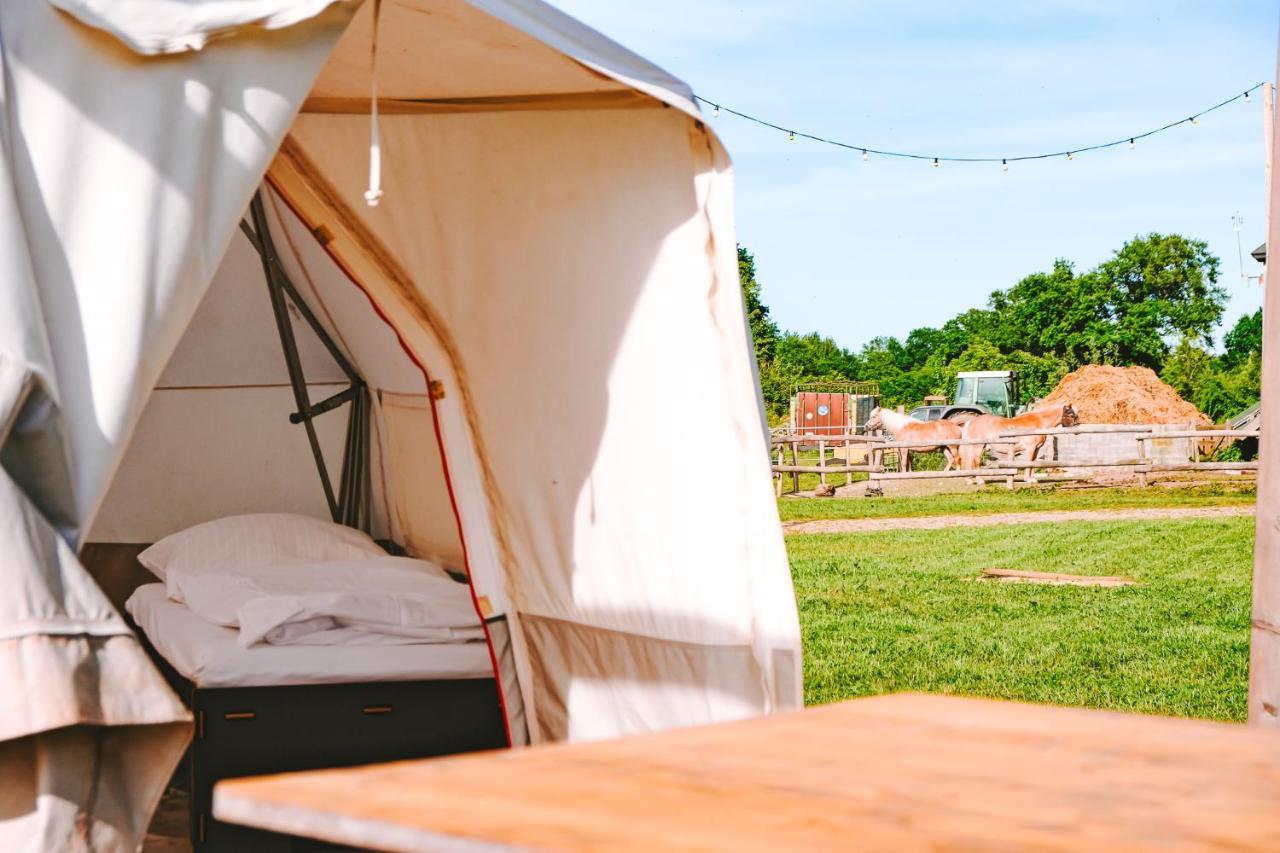 Domo Camp - Nature Glamping Hof Viehbrook Rendswuhren Exterior foto